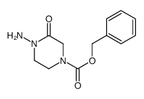 benzyl 4-amino-3-oxopiperazine-1-carboxylate Structure