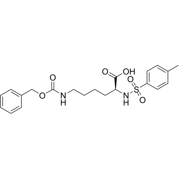 nepsilon-carbobenzoxy-nalpha-tosyl-l-lysine Structure