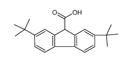 2 7-DI-TERT-BUTYLFLUORENE-9-CARBOXYLIC Structure