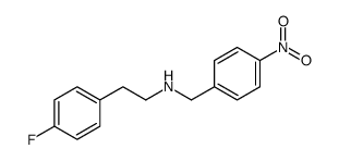 2-(4-fluorophenyl)-N-[(4-nitrophenyl)methyl]ethanamine Structure