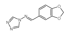 4H-1,2,4-Triazol-4-amine,N-(1,3-benzodioxol-5-ylmethylene)- picture