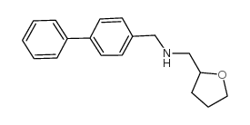 BIPHENYL-4-YLMETHYL-(TETRAHYDRO-FURAN-2-YLMETHYL)-AMINE structure