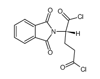 N-Phthaloyl-L-glutamoyldichlorid结构式