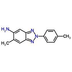 6-METHYL-2-(4-METHYLPHENYL)-2H-1,2,3-BENZOTRIAZOL-5-AMINE Structure