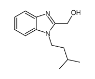 (1-isopentyl-1H-benzo[d]imidazole-2-yl)methanol Structure