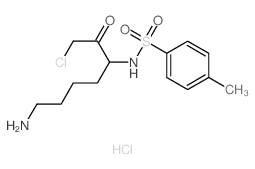 p-N-(7-amino-1-chloro-2-oxohept-3-yl)toluenesulphonamide Structure