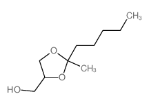 1,3-Dioxolane-4-methanol,2-methyl-2-pentyl- Structure