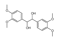 bis-(3,4-dimethoxyphenyl)-1,2-ethanediol Structure