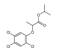 isopropyl 2-(2,4,5-trichlorophenoxy)propionate structure