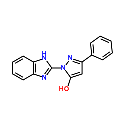 1-(1H-Benzimidazol-2-yl)-3-phenyl-1H-pyrazol-5-ol structure