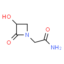 1-Azetidineacetamide,3-hydroxy-2-oxo-(9CI) structure