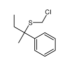 2-(chloromethylsulfanyl)butan-2-ylbenzene Structure