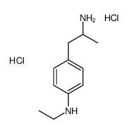 4-(2-aminopropyl)-N-ethylaniline,dihydrochloride Structure