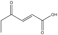 (E)-4-oxohex-2-enoic acid结构式