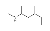 N,1,3-Trimethyl-1-pentanamine structure