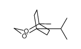 1-methyl-5-propan-2-yl-2,4-dioxabicyclo[3.2.2]nonane Structure