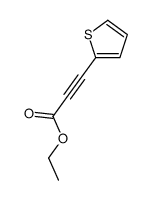 ethyl 3-thiophen-2-ylprop-2-ynoate结构式