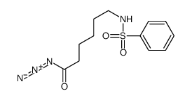 6-(benzenesulfonamido)hexanoyl azide结构式