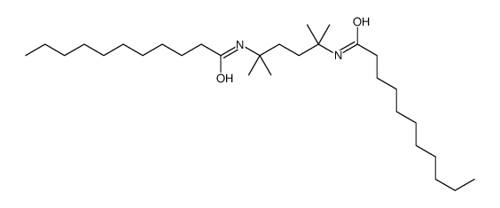 N-[2,5-dimethyl-5-(undecanoylamino)hexan-2-yl]undecanamide结构式