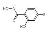 4-溴-N,2-二羟基苯羧酰胺结构式