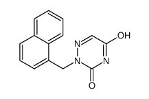 2-(naphthalen-1-ylmethyl)-1,2,4-triazine-3,5-dione Structure