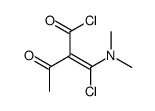 2-[chloro(dimethylamino)methylidene]-3-oxobutanoyl chloride Structure