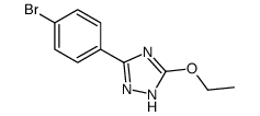 5-(4-bromophenyl)-3-ethoxy-1H-1,2,4-triazole Structure