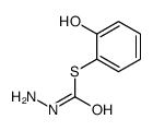 S-(2-hydroxyphenyl) N-aminocarbamothioate结构式