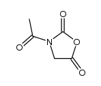 N-acetylglycine-N-carboxyanhydride Structure