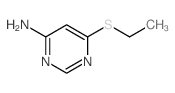 6-ethylsulfanylpyrimidin-4-amine structure