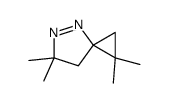 2,2,6,6-tetramethyl-4,5-diazaspiro[2.4]hept-4-ene Structure