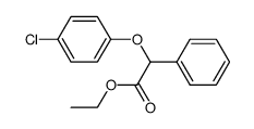 (4-chloro-phenoxy)-phenyl-acetic acid ethyl ester结构式