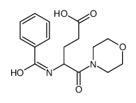 4-benzamido-5-morpholin-4-yl-5-oxopentanoic acid Structure