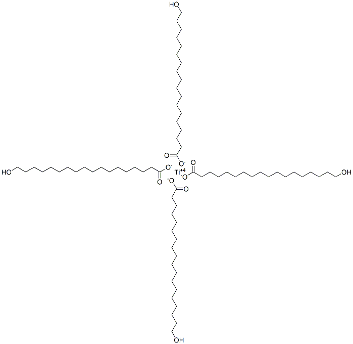 Titanium, trihydroxy(octadecanoato-O)-, (T-4)-, homopolymer Structure