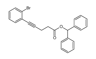 benzhydryl 5-(2-bromophenyl)pent-4-ynoate Structure