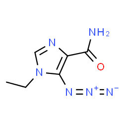 1H-Imidazole-4-carboxamide,5-azido-1-ethyl- structure