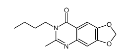 7-butyl-6-methyl-[1,3]dioxolo[4,5-g]quinazolin-8(7H)-one Structure