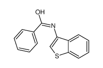 Benzamide, N-benzo[b]thien-3-yl- (9CI)结构式