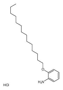 2-(Tetradecyloxy)aniline hydrochloride (1:1) Structure