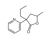 5-methyl-3-propyl-3-pyridin-2-yloxolan-2-one Structure