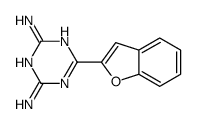 2,4-Diamino-6-(benzofuran-2-yl)-s-triazine结构式