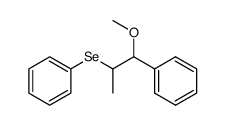 1-phenyl-1-methoxy-2-phenylselenenyl propane结构式