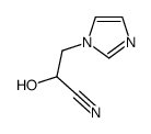 (9ci)-alpha-羟基-1H-咪唑-1-丙腈结构式