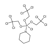 1-(chlorotris(2,2,2-trichloroethoxy)-5-phosphanyl)piperidine Structure