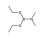 Dimethylamino-diethylmercapto-bor结构式