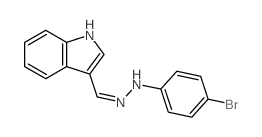 1H-Indole-3-carboxaldehyde,2-(4-bromophenyl)hydrazone picture