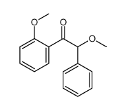 2-methoxy-1-(2-methoxyphenyl)-2-phenylethanone结构式