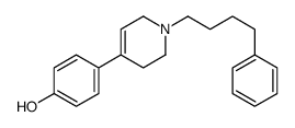 4-[1-(4-phenylbutyl)-3,6-dihydro-2H-pyridin-4-yl]phenol Structure