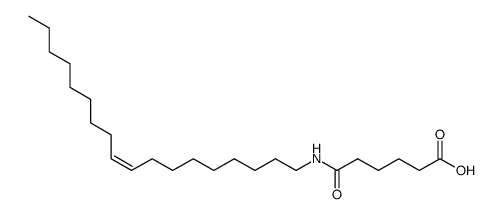 N-octadec-9c-enyl-adipamic acid Structure