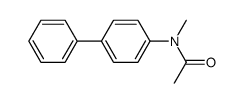 N-methyl-4-acetamidobiphenyl Structure